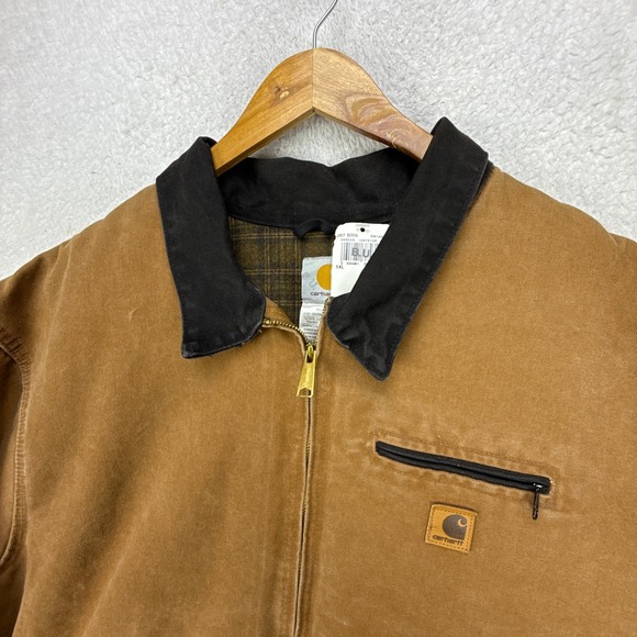 Carhartt Detroit Jacket Blanket Lined Mens 5XL J97 BRN Brown NWT NOS - Picture 16 of 16